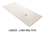 Receveur de douche, sur mesure : Largeur 100 à 210 cm x l. 70 à 110 cm. Bac à douche en résine Akrytan® anti glissant, finition lisse, 10 couleurs, Livraison offerte et rapide
